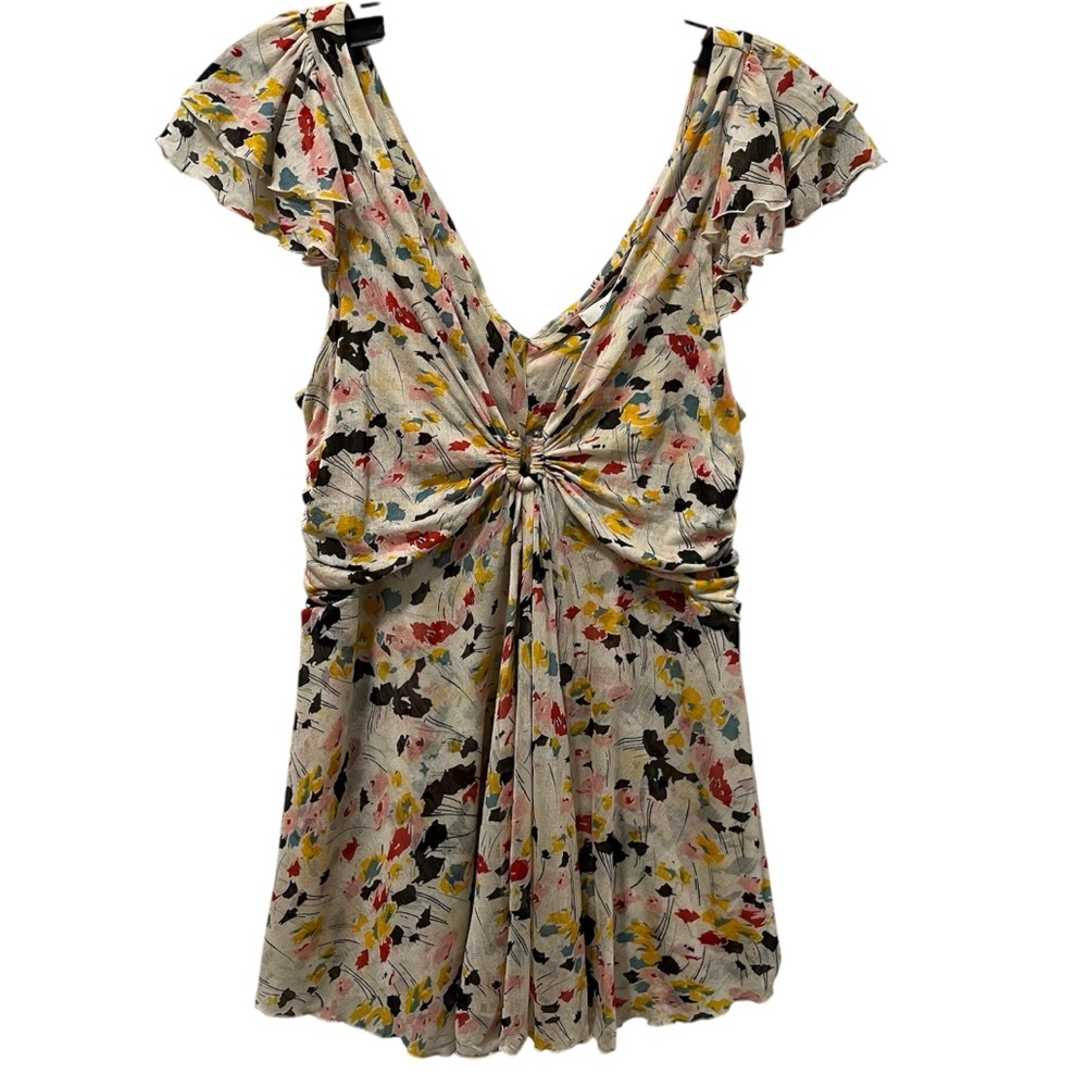 Diane von Furstenberg Silk Floral Top